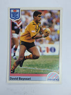 NRL 1992 Regina Base Card #164 David Bayssari Balmain Tigers