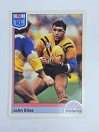NRL 1992 Regina Base Card #167 John Elias Balmain Tigers