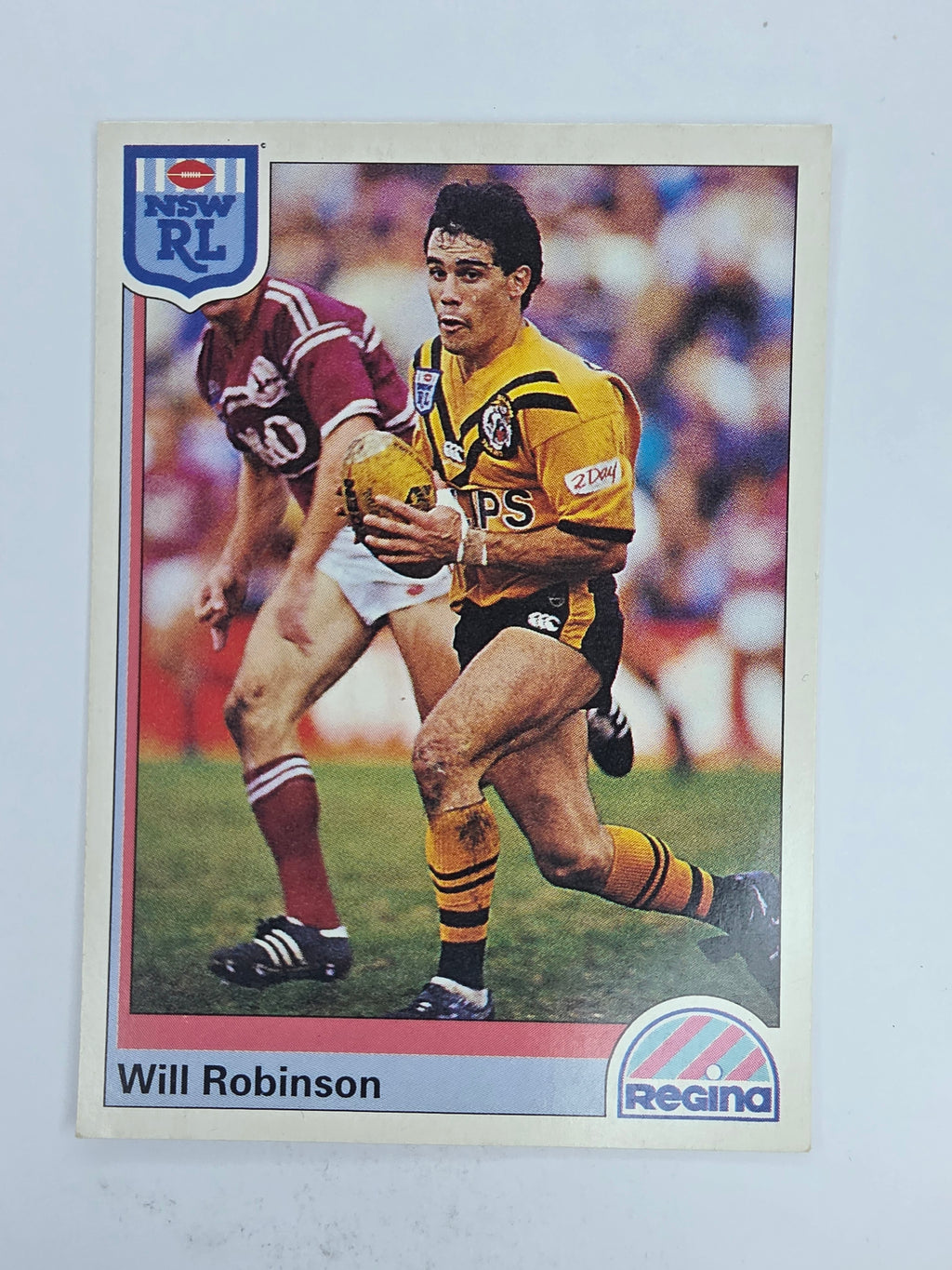 NRL 1992 Regina Base Card #172 Will Robinson Balmain Tigers