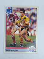 NRL 1992 Regina Base Card #172 Will Robinson Balmain Tigers