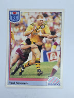 NRL 1992 Regina Base Card #173 Paul Sironen Balmain Tigers