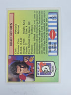 NRL 1993 Regina Base Card #4 Brad Godden Newcastle Knights