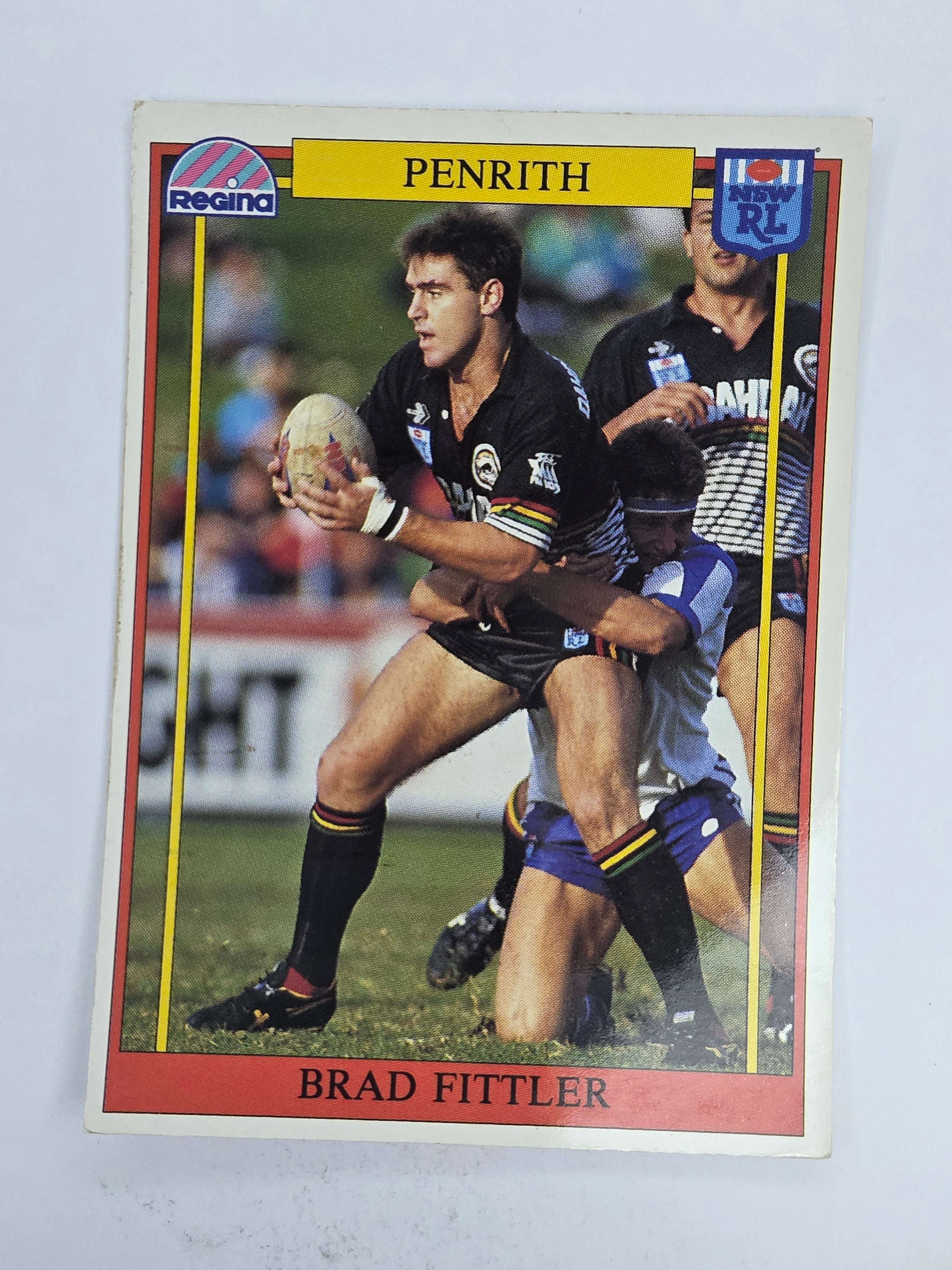 NRL 1993 Regina Base Card #15 Brad Fittler Penrith Panthers