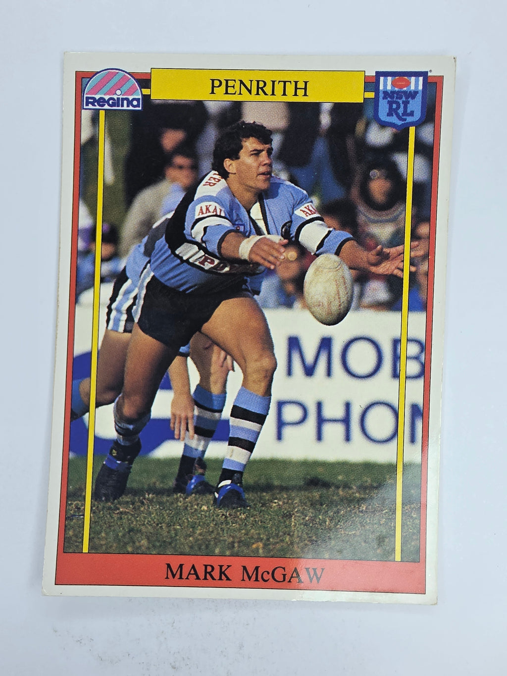 NRL 1993 Regina Base Card #16 Mark McGaw Penrith Panthers