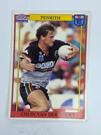 NRL 1993 Regina Base Card #18 Colin Van Der Voort Penrith Panthers