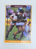 NRL 1993 Regina Base Card #24 Michael Hancock Brisbane Broncos