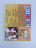 NRL 1993 Regina Base Card #25 Allan Langer Brisbane Broncos