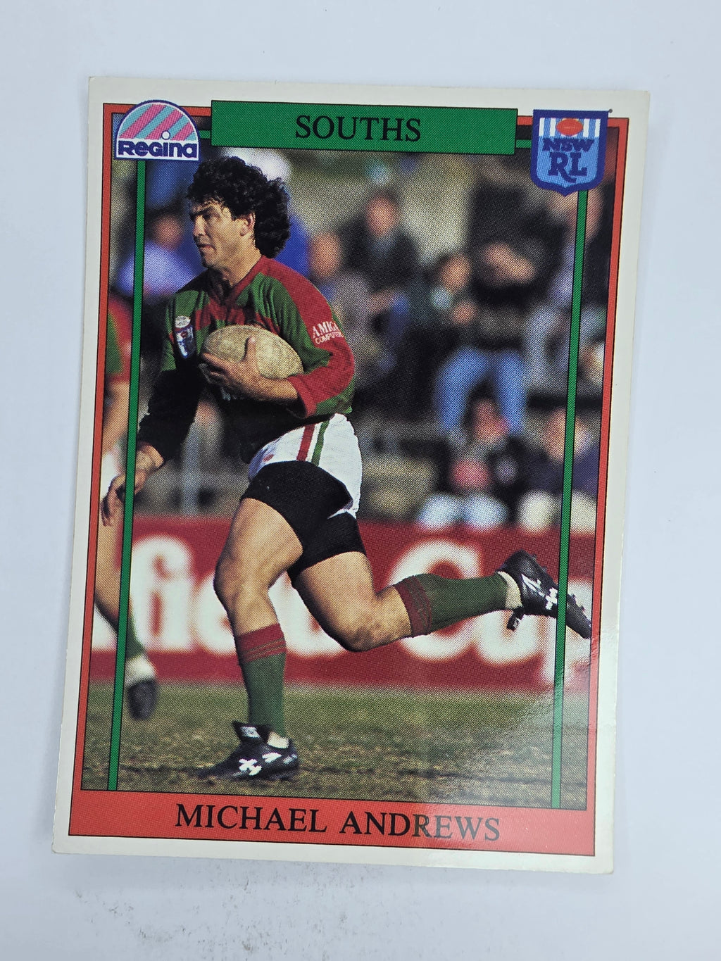 NRL 1993 Regina Base Card #44 Michael Andrews South Sydney Rabbitohs