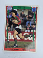NRL 1993 Regina Base Card #44 Michael Andrews South Sydney Rabbitohs
