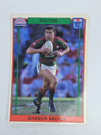 NRL 1993 Regina Base Card #45 Darren Brown South Sydney Rabbitohs
