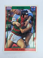 NRL 1993 Regina Base Card #48 Peter Johnston South Sydney Rabbitohs