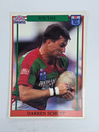NRL 1993 Regina Base Card #49 Darren Schott South Sydney Rabbitohs
