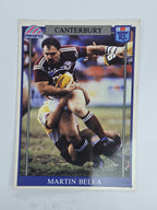 NRL 1993 Regina Base Card #54 Martin Bella Canterbury Bankstown Bulldogs