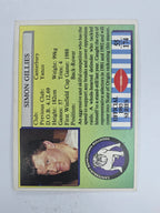 NRL 1993 Regina Base Card #55 Simon Gillies Canterbury Bankstown Bulldogs