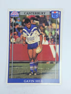 NRL 1993 Regina Base Card #56 Gavin Hill Canterbury Bankstown Bulldogs