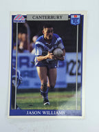 NRL 1993 Regina Base Card #60 Jason Williams Canterbury Bankstown Bulldogs
