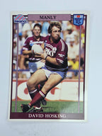 NRL 1993 Regina Base Card #78 David Hosking Manly Warringah Sea Eagles