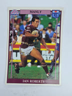 NRL 1993 Regina Base Card #83 Ian Roberts Manly Warringah Sea Eagles