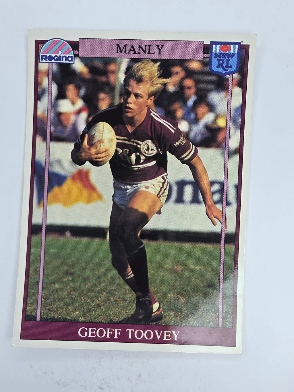 NRL 1993 Regina Base Card #84 Geoff Toovey Manly Warringah Sea Eagles