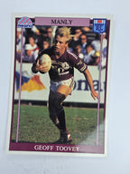 NRL 1993 Regina Base Card #84 Geoff Toovey Manly Warringah Sea Eagles