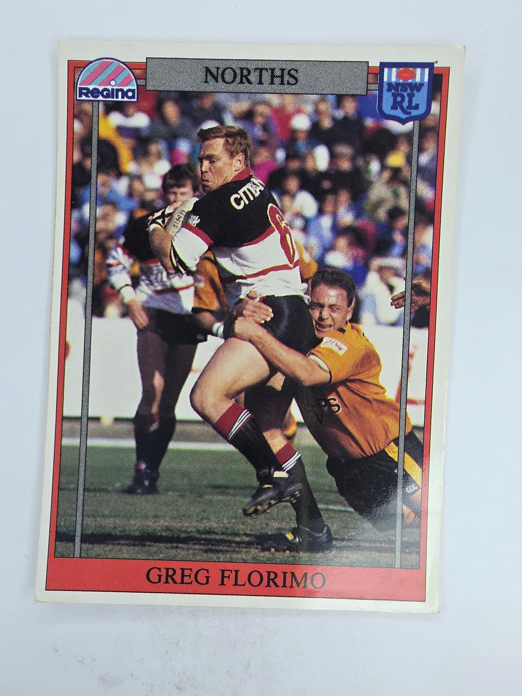 NRL 1993 Regina Base Card #89 Greg Florimo North Sydney Bears