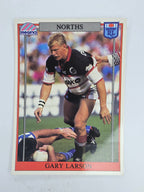 NRL 1993 Regina Base Card #93 Gary Larsen North Sydney Bears