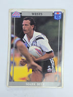 NRL 1993 Regina Base Card #97 Mark Bell Western Suburbs Magpies
