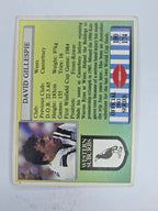 NRL 1993 Regina Base Card #100 David Gillespie Western Suburbs Magpies