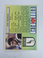 NRL 1993 Regina Base Card #104 Joe Thomas Western Suburbs Magpies