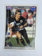 NRL 1993 Regina Base Card #105 Andrew Leeds Western Suburbs Magpies