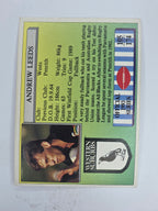 NRL 1993 Regina Base Card #105 Andrew Leeds Western Suburbs Magpies
