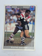 NRL 1993 Regina Base Card #106 Wayne Simonds Western Suburbs Magpies