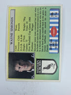 NRL 1993 Regina Base Card #106 Wayne Simonds Western Suburbs Magpies