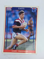 NRL 1993 Regina Base Card #109 Gary Freeman Eastern Suburbs Roosters