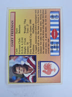 NRL 1993 Regina Base Card #109 Gary Freeman Eastern Suburbs Roosters