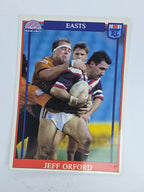 NRL 1993 Regina Base Card #111 Jeff Orford Eastern Suburbs Roosters