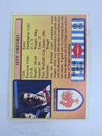 NRL 1993 Regina Base Card #111 Jeff Orford Eastern Suburbs Roosters