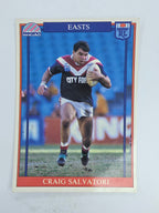 NRL 1993 Regina Base Card #113 Craig Salvatori Eastern Suburbs Roosters