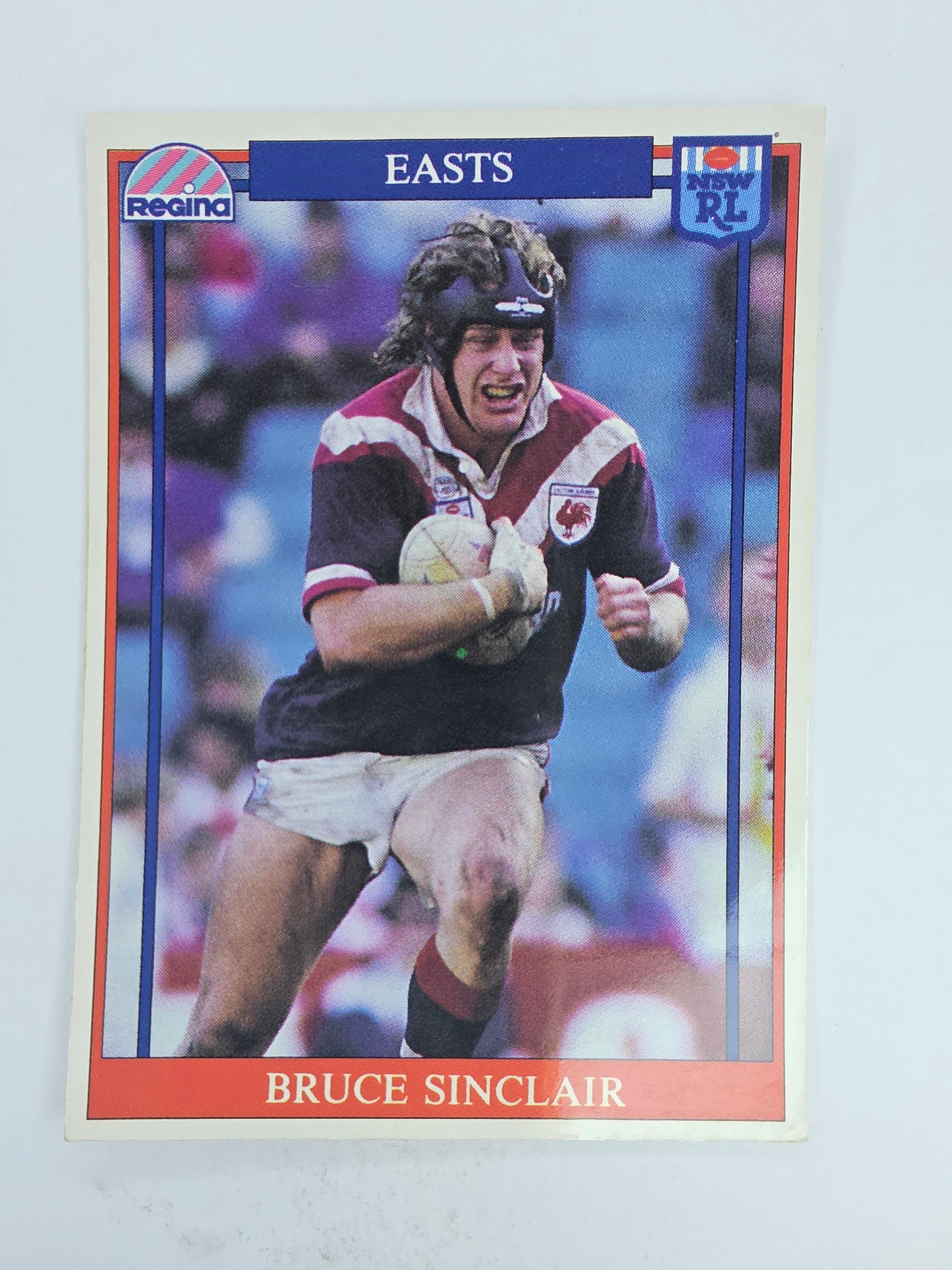 NRL 1993 Regina Base Card #116 Bruce Sinclair Eastern Suburbs Roosters