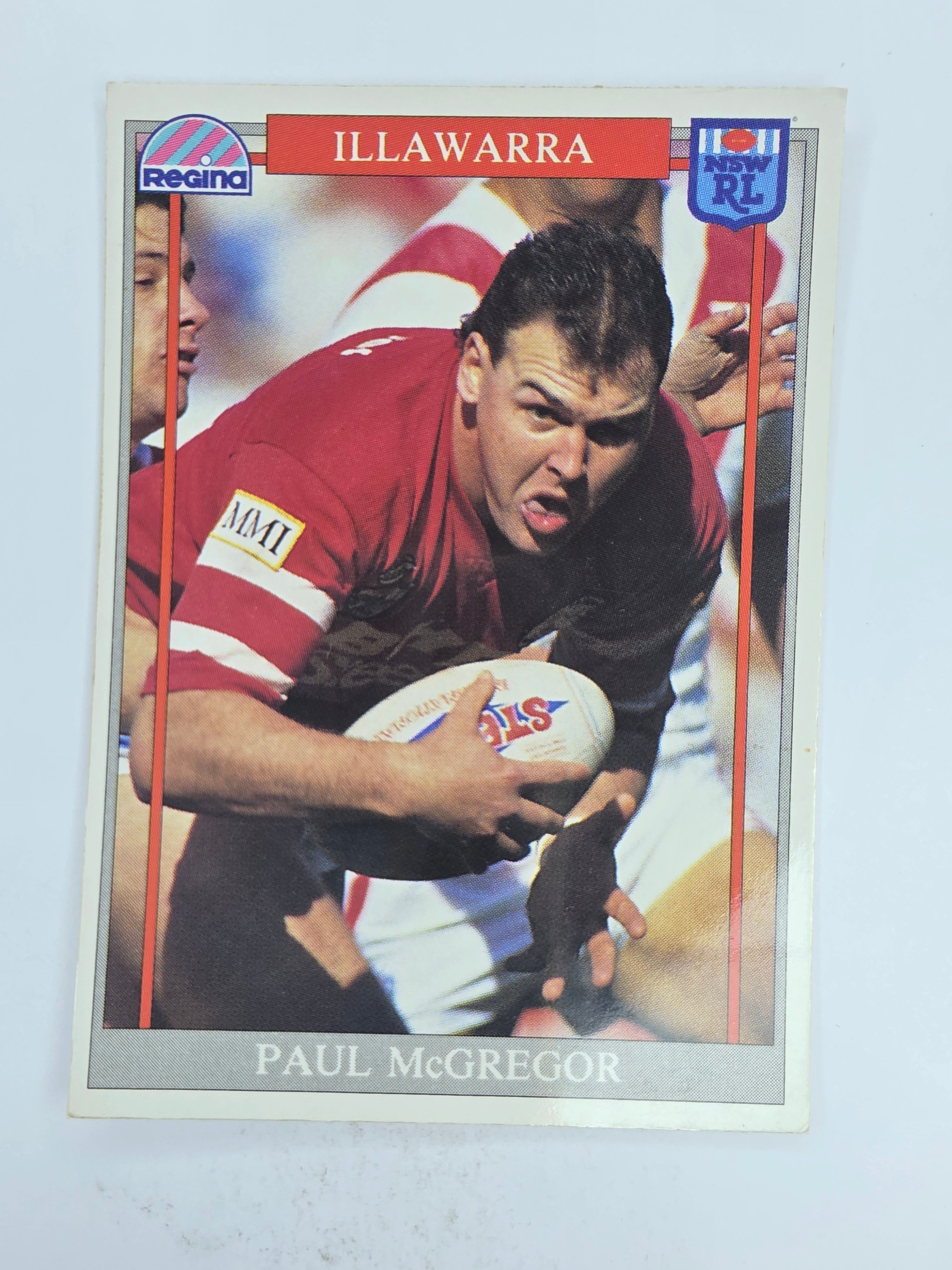NRL 1993 Regina Base Card #120 Paul McGregor Illawarra Steelers