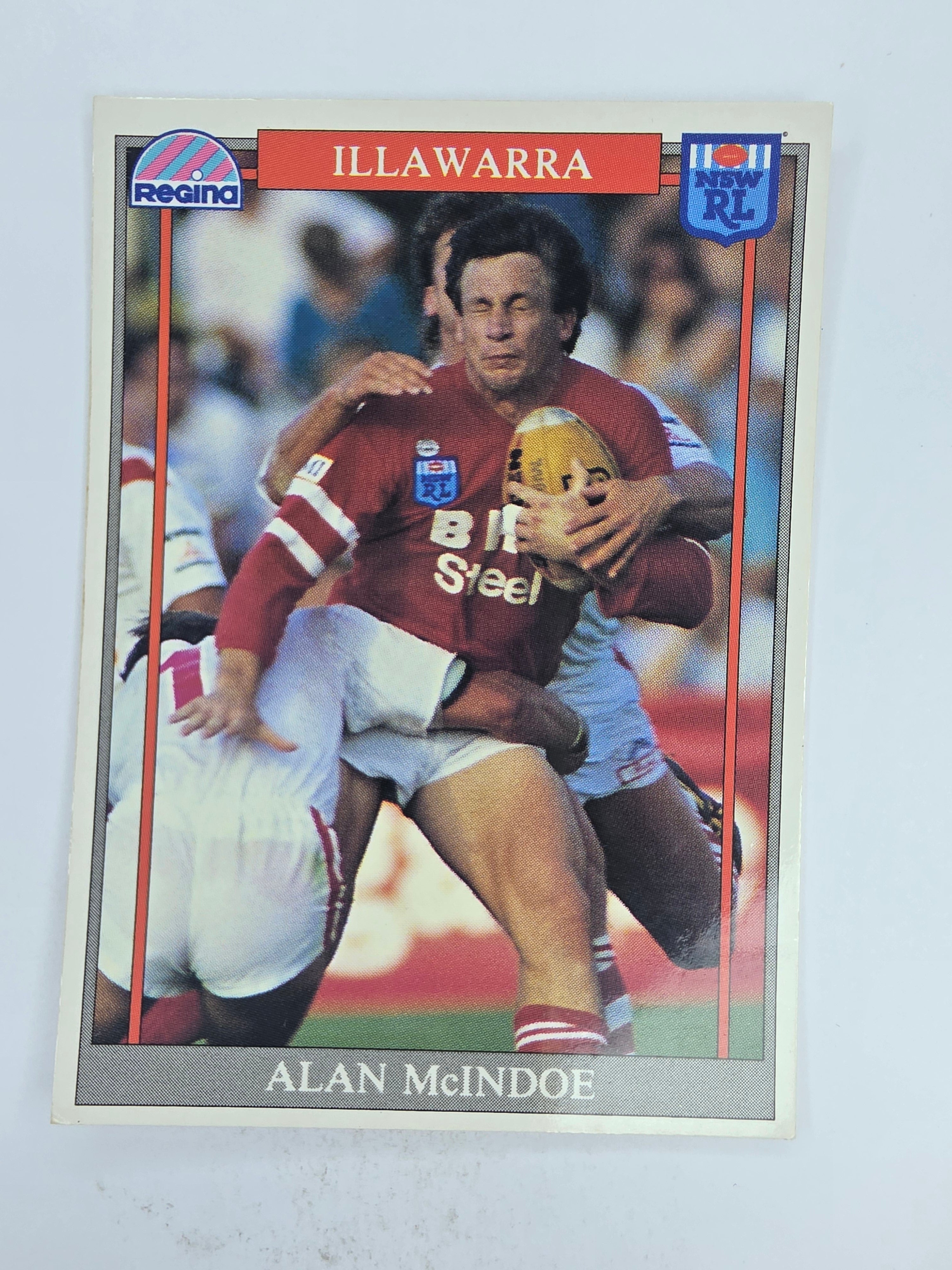 NRL 1993 Regina Base Card #121 Alan McIndoe Illawarra Steelers