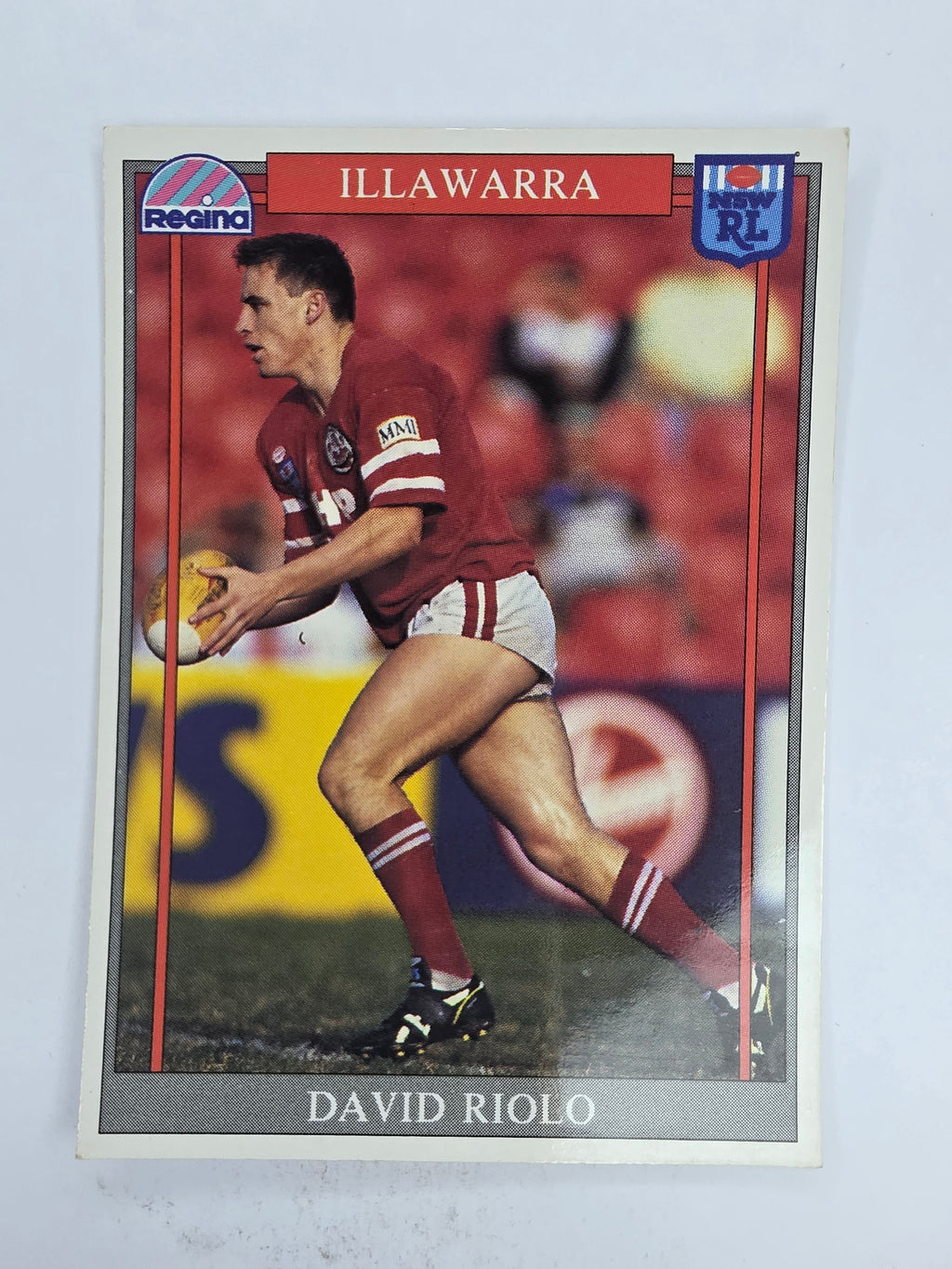 NRL 1993 Regina Base Card #123 David Riolo Illawarra Steelers