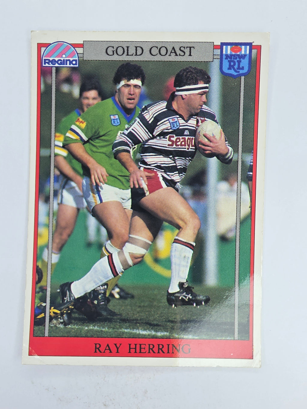 NRL 1993 Regina Base Card #131 Ray Herring Gold Coast Seagulls