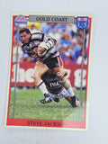 NRL 1993 Regina Base Card #132 Steve Jackson Gold Coast Seagulls