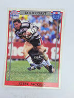NRL 1993 Regina Base Card #132 Steve Jackson Gold Coast Seagulls