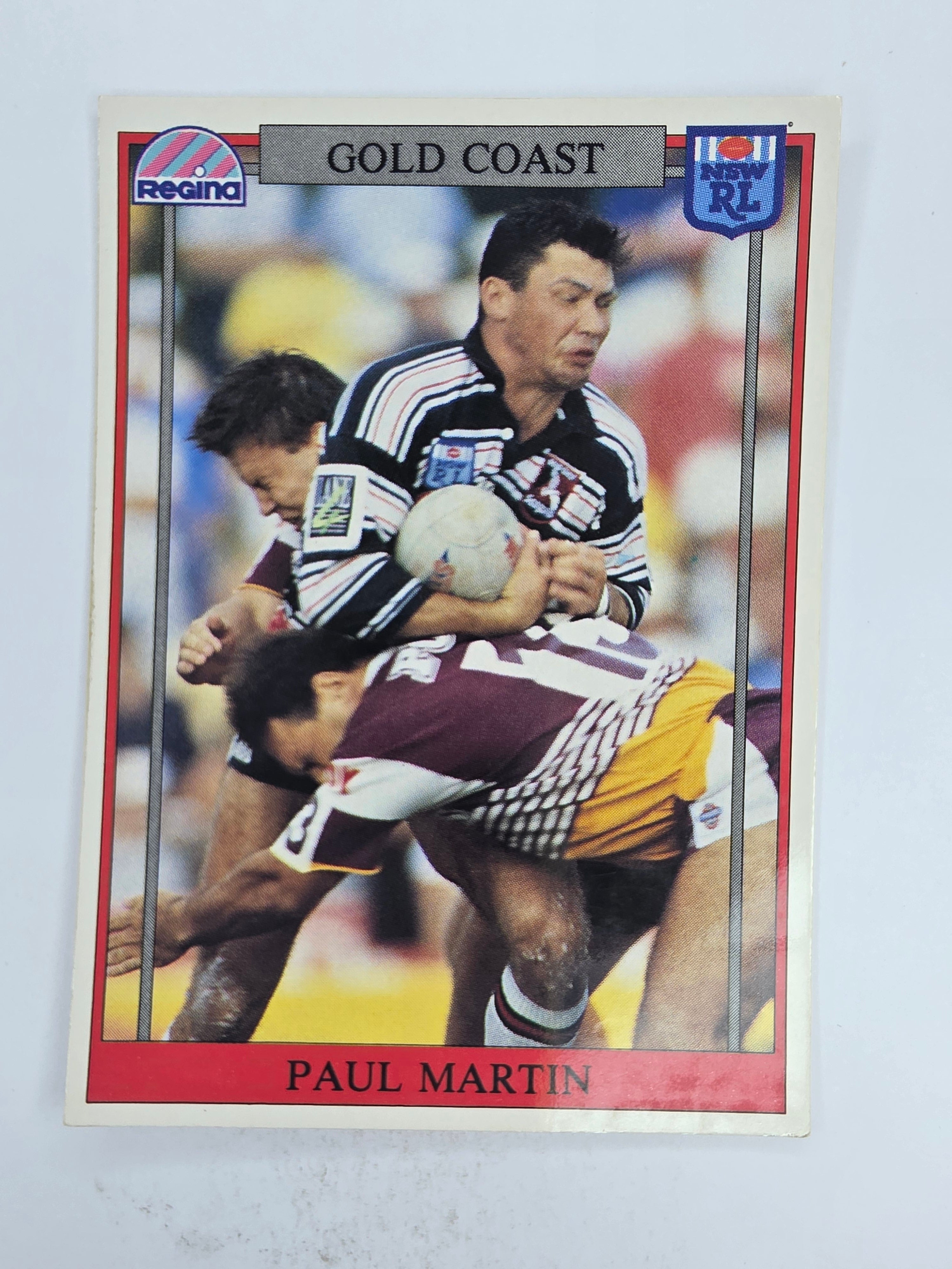 NRL 1993 Regina Base Card #133 Paul Martin Gold Coast Seagulls