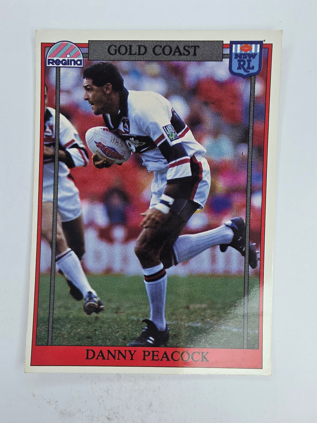 NRL 1993 Regina Base Card #134 Danny Peacock Gold Coast Seagulls