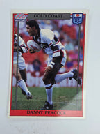 NRL 1993 Regina Base Card #134 Danny Peacock Gold Coast Seagulls