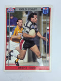 NRL 1993 Regina Base Card #136 Brent Todd Gold Coast Seagulls