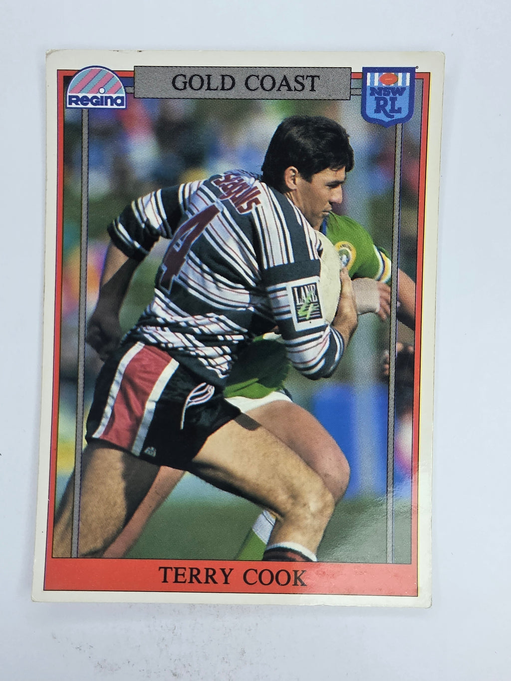NRL 1993 Regina Base Card #137 Terry Cook Gold Coast Seagulls